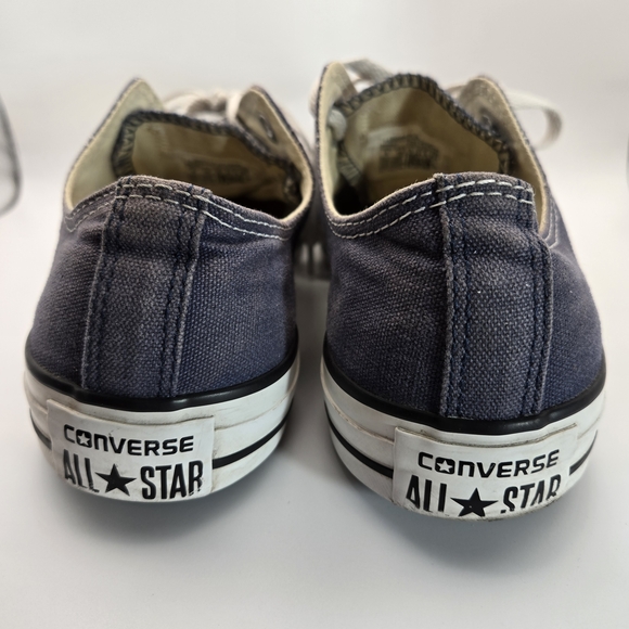 Converse Navy and White Sneakers Mens Size 8 Womens Size 10 - Picture 4 of 8